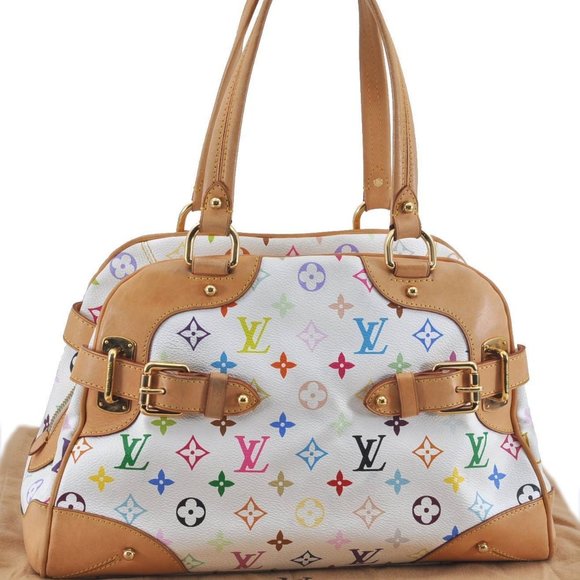 Multicolor Claudia Hand Bag White - Picture 1 of 10